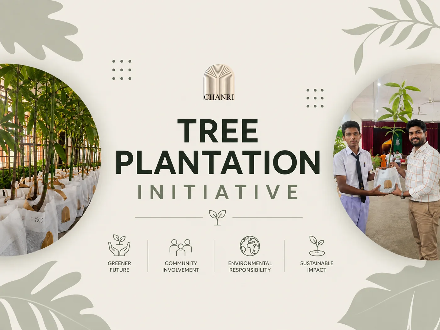 CHANRI Tree Plantation Initiative — saplings raised and shared with the community
